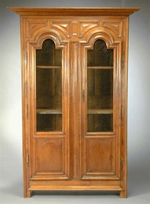 Lot 334 - Louis XIV Style Oak Bibliotheque Some 18th...