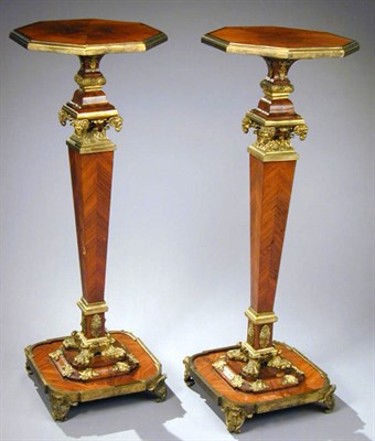 Lot 666 - Pair of Louis XV Style Gilt-Bronze Mounted...