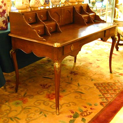 Lot 531 - Louis XV Style Gilt-Bronze Mounted Mahogany...
