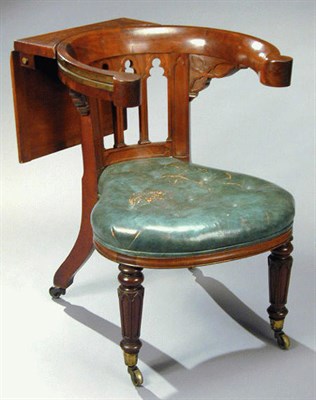 Lot 495 - William IV Mahogany Reading Chair Second...