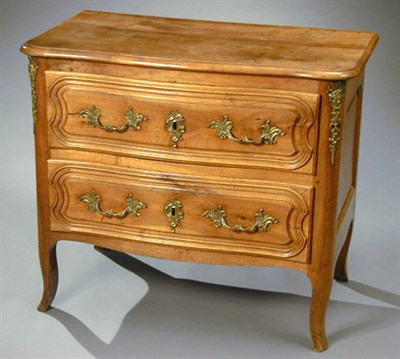 Lot 393 - Provincial Louis XV Walnut Commode Mid 18th...