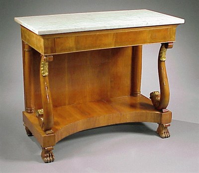 Lot 560 - Continental Neoclassical Parcel Gilt Walnut...