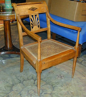 Lot 486 - Pair of Neoclassical Brass and Rosewood Inlaid...
