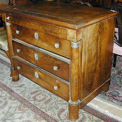 Lot 469 - Empire Walnut Commode