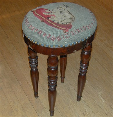 Lot 405 - Napoleon III Needlepoint Upholstered Mahogany...