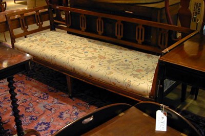 Lot 495 - Neoclassical Style Fruitwood Settee