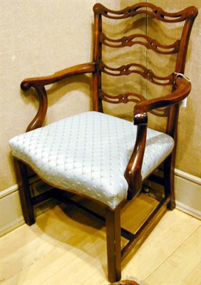 Lot 442 - Set of Eight George III Mahogany Dining Chairs...