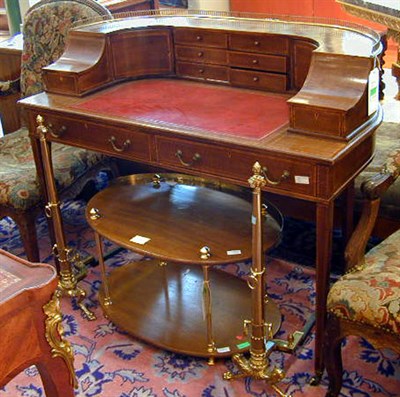 Lot 515 - Georgian Style Maple Carlton House Desk