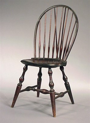 Lot 388 - Set of Four Wallace Nutting Bow-Back Windsor...