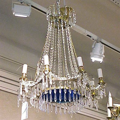Lot 524 - Continental Neoclassical Gilt-Metal and Cut...
