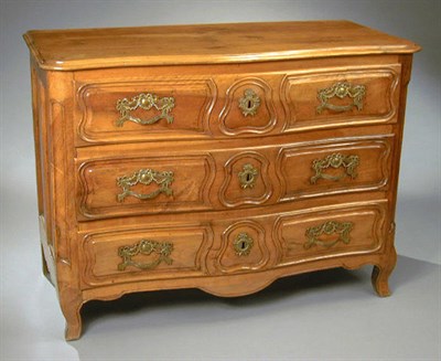 Lot 374 - Provincial Louis XV Walnut Commode Mid 18th...
