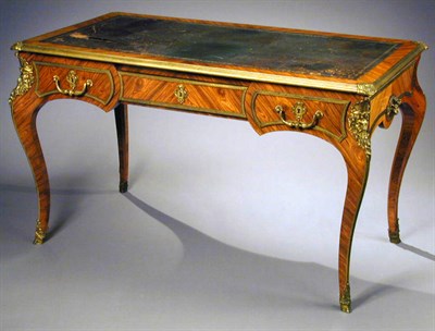 Lot 635 - Louis XV Style Bronze-Mounted Kingwood Bureau...