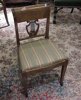 Lot 391 - Set of Six Neoclassical Style Baltic Mahogany...