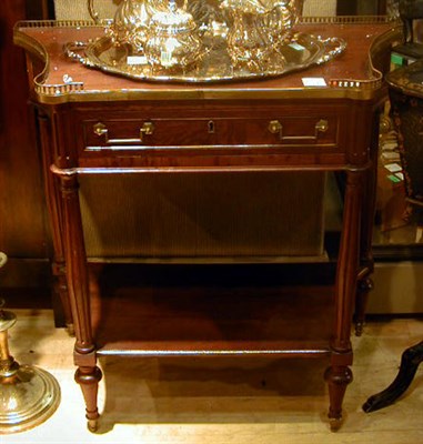 Lot 396 - Louis XVI Style Mahogany Console