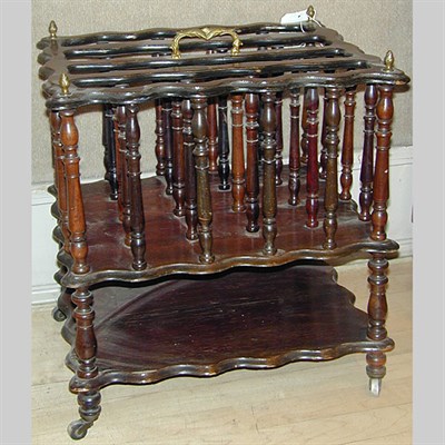 Lot 432 - Victorian Mahogany Canterbury