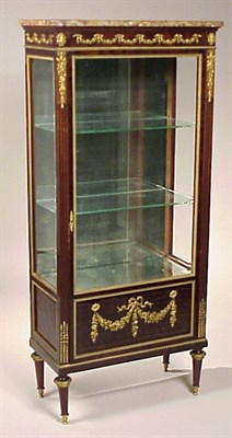 Lot 657 - Louis XVI Style Gilt-Bronze Mounted Mahogany...