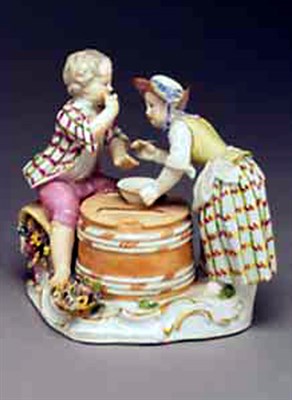 Lot 955 - Meissen Porcelain Figural Group Late 18th...