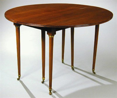Lot 862 - Louis XVI Mahogany Extension Dining Table Late...