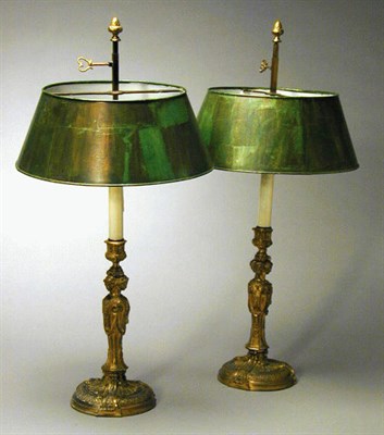 Lot 870 - Pair of Louis XIV Style Gilt-Bronze...
