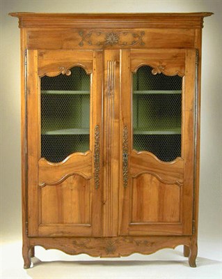 Lot 879 - Provincial Louis XV Walnut Bibliotheque Mid...