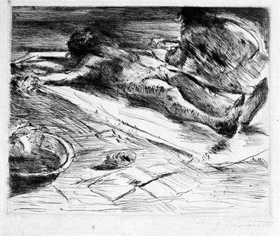 Lot 63 - Lovis Corinth PIETA (MULLER 472) Drypoint,...