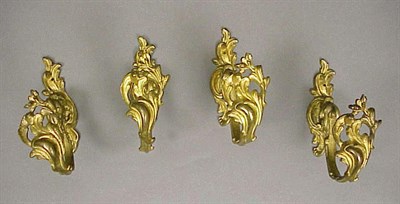 Lot 1028 - Four Victorian Gilt-Metal Tie Backs Good...