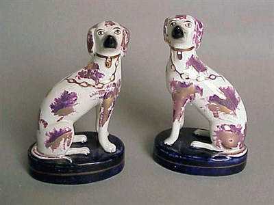 Lot 924 - Group of Staffordshire Pottery Figures 19th...