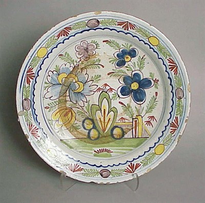 Lot 886 - Continental Faience Charger Possibly Dutch,...