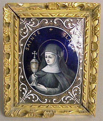 Lot 896 - Limoges Enamel Plaque 19th Century Depicting...