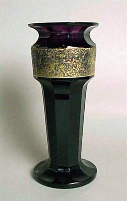 Lot 933 - Czechoslovakian Gilt Decorated Vase and...