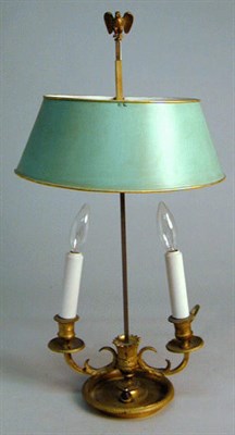 Lot 957 - Louis XVI Style Gilt-Metal Bouillotte Lamp The...