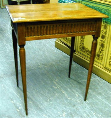 Lot 899 - Louis XVI Fruitwood Side Table Late 18th...