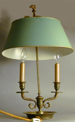 Lot 882 - Louis XVI Style Gilt-Bronze Bouillotte Lamp...