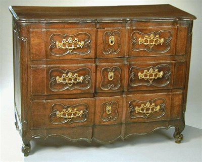 Lot 897 - Early Provincial Louis XV Walnut Commode...