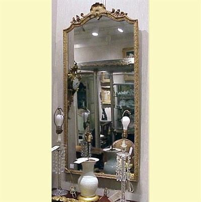 Lot 895 - Louis XVI Gilt-Wood Mirror Late 18th century...