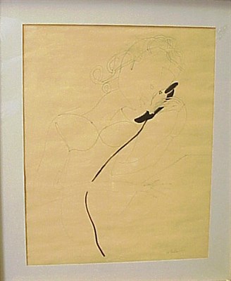 Lot 16 - Francisco Toledo Mexican, b. 1940 WOMAN WITH...
