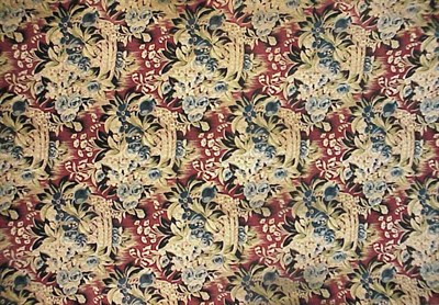 Lot 1198 - Printed Velveteen Curtain Panel Probably...