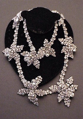 Lot 246 - Grand Rhinestone Necklace American, 1950s A...