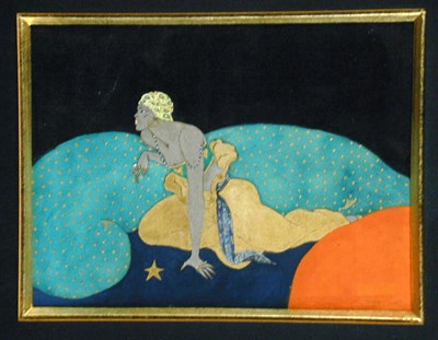 Lot 1279 - George Barbier French 1882-1932 PORTRAIT OF...