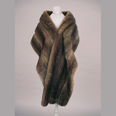 Lot 668 - Long Mink Stole Flat and rectangular, sewn...
