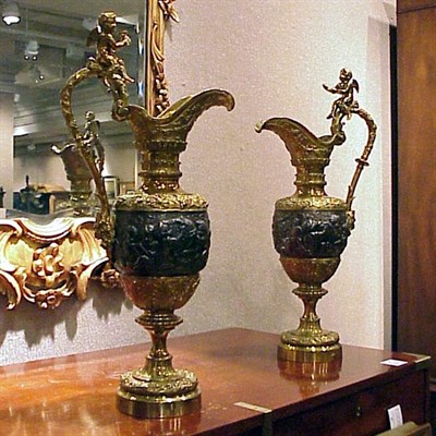 Lot 266 - Pair of Renaissance Style Gilt and...