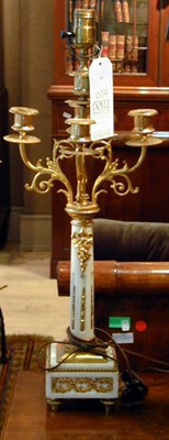 Lot 523 - Pair of Louis XVI Style Gilt-Bronze Mounted...