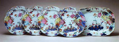 Lot 838 - Set of Four Chinese Export Porcelain Tobacco...