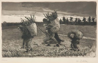 Lot 3294 - Heinrich Zille HERBST (ROSENBACH 11) Etching...