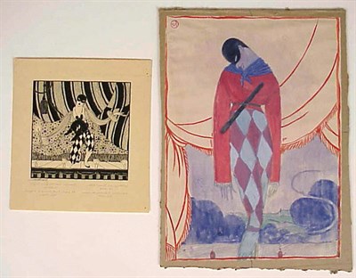 Lot 1264 - Georges Lepape French, 1887-1971 DRAWING OF...
