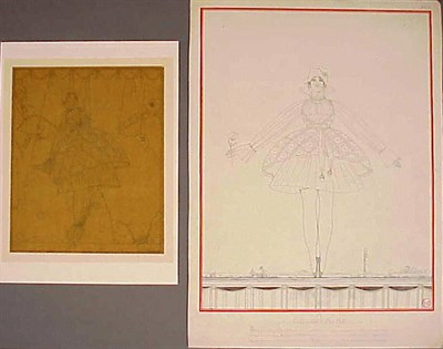 Lot 1272 - Georges Lepape French 1887-1971 COLOMBINE,...
