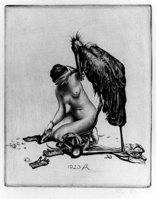 Lot 162 - Richard Muller DER DREISTE FREIER Drypoint,...