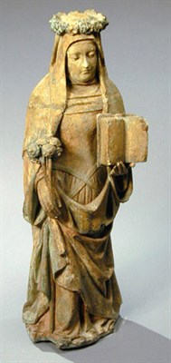 Lot 270 - Continental Terra Cotta Figure of a Saint 19th...