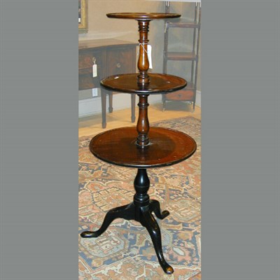 Lot 296 - George III Style Mahogany Dumbwaiter Having...