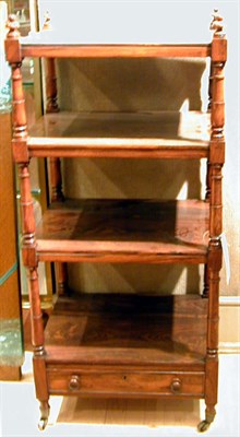 Lot 466 - Regency Rosewood Whatnot 19th Century Having...